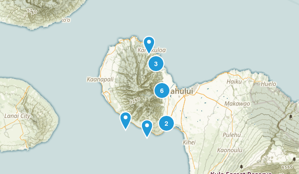 Wailuku, Hawaii Map