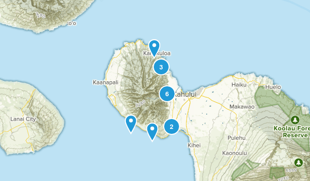 Wailuku, Hawaii Map