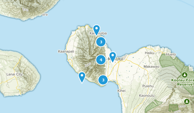 Wailuku, Hawaii Map