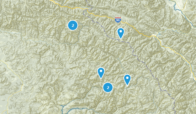 Avery, Idaho Map