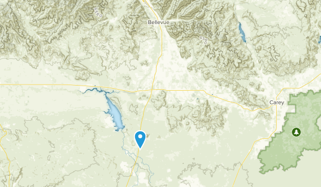 Bellevue, Idaho Map