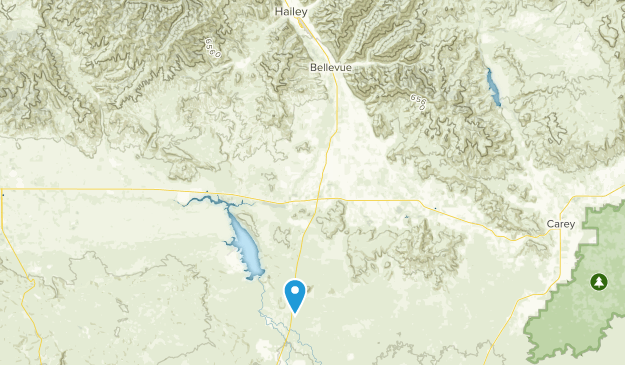 Bellevue, Idaho Map