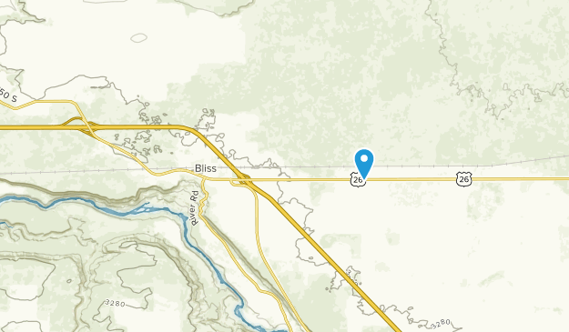 Bliss, Idaho Map