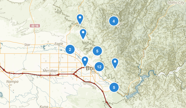 Boise, Idaho Map