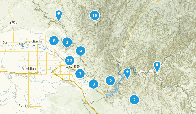 Boise, Idaho Map