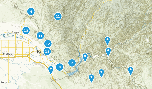 Boise, Idaho Map