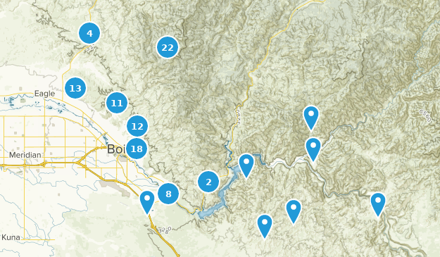 Boise, Idaho Map