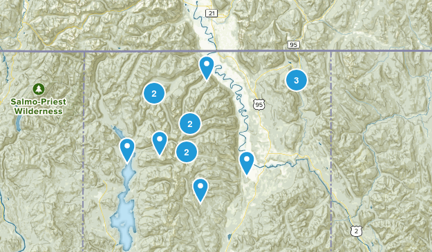 Bonners Ferry, Idaho Map
