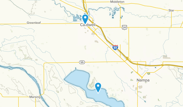 Caldwell, Idaho Map
