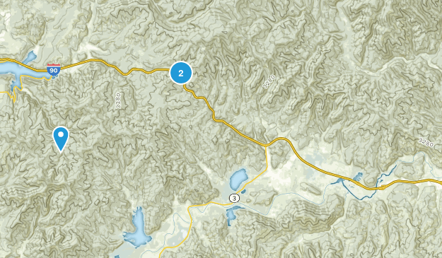 Cataldo, Idaho Map