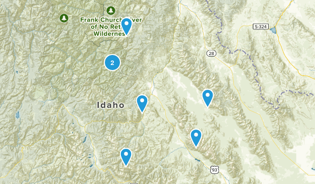 Challis, Idaho Map