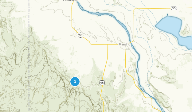Claytonia, Idaho Map