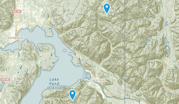 Denton, Idaho Map