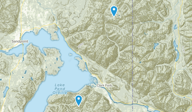 Denton, Idaho Map
