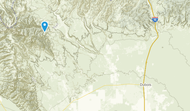 Dubois, Idaho Map