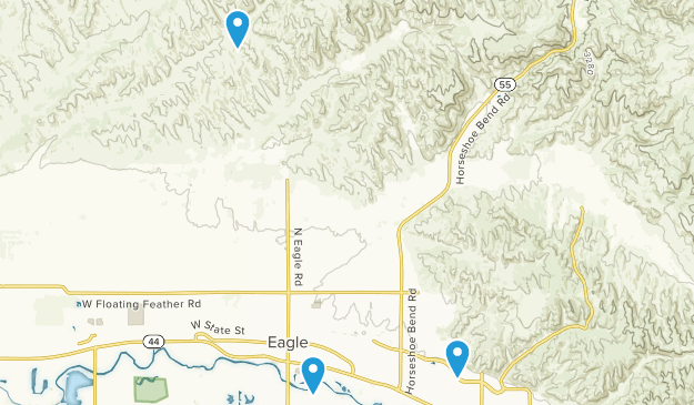 Eagle, Idaho Map