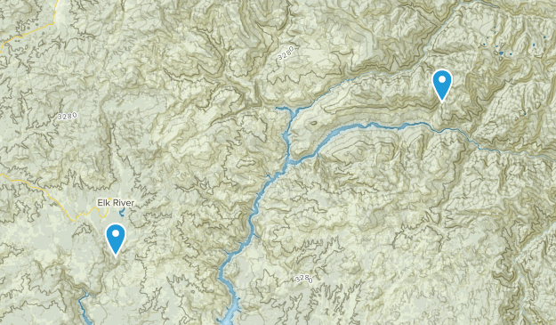 Elk River, Idaho Map