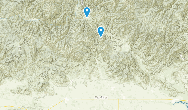 Fairfield, Idaho Map