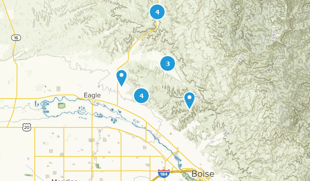 Garden City, Idaho Map