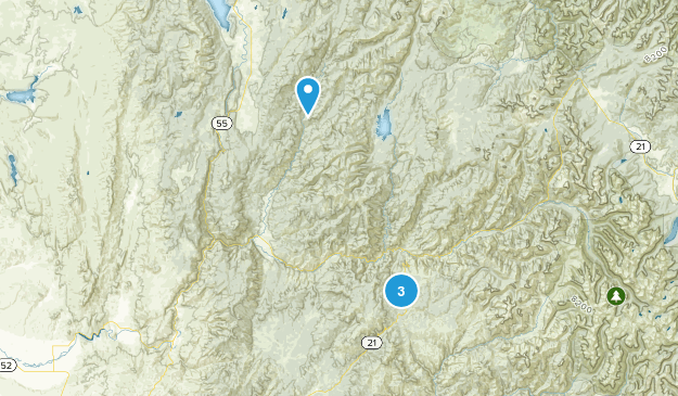 Garden Valley, Idaho Map