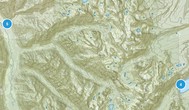Grandjean, Idaho Map