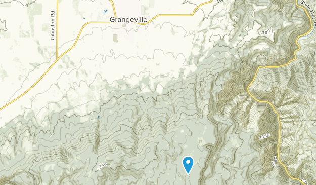 Grangeville, Idaho Map