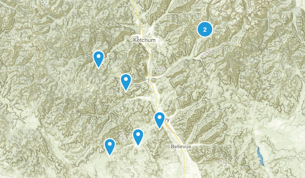 Hailey, Idaho Map