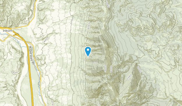 Inkom, Idaho Map