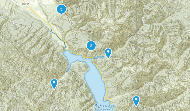 Irwin, Idaho Map