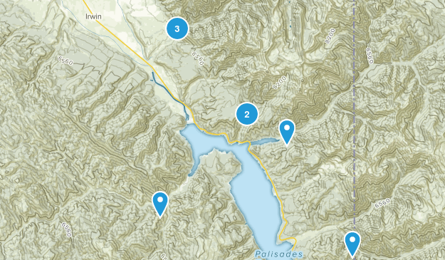 Irwin, Idaho Map