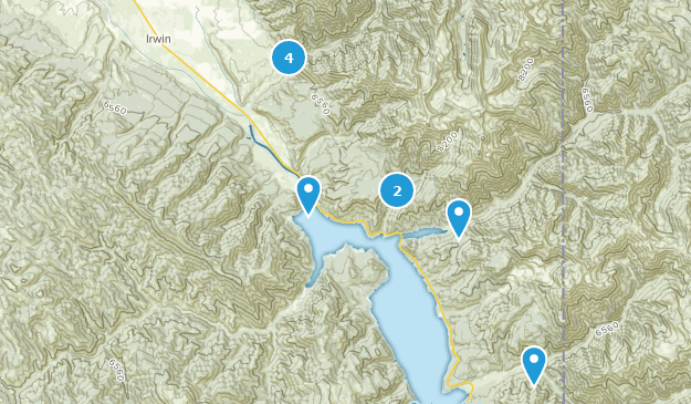 Irwin, Idaho Map