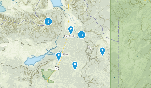 Island Park, Idaho Map