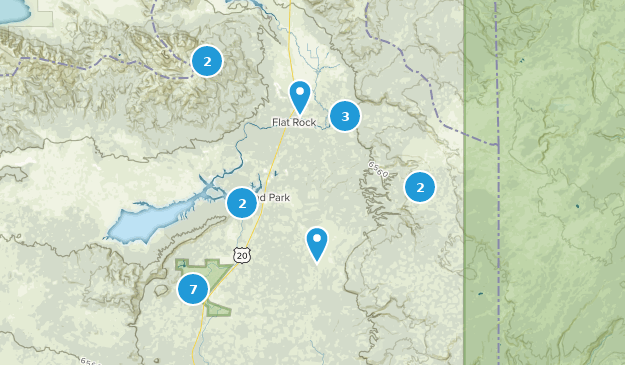 Island Park, Idaho Map