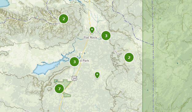 Island Park, Idaho Map