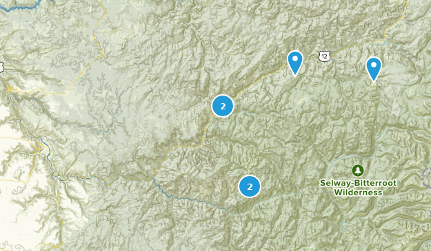 Kooskia, Idaho Map