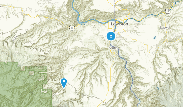 Lewiston, Idaho Map