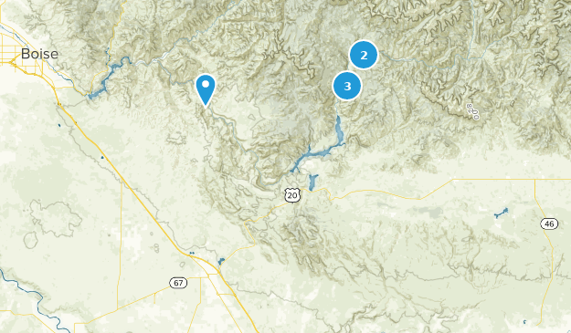 Mountain Home, Idaho Map