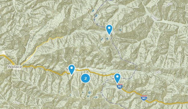 Mullan, Idaho Map