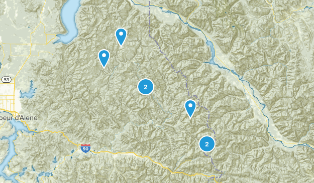 Murray, Idaho Map