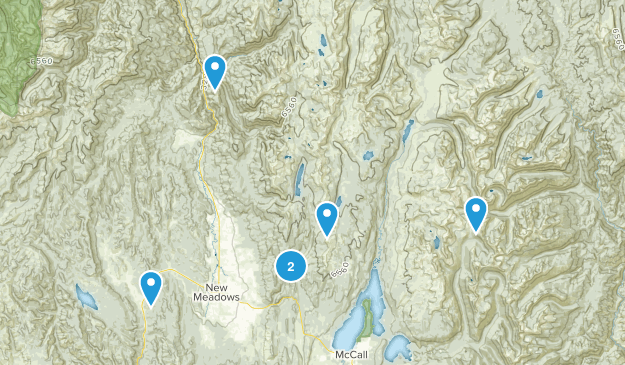New Meadows, Idaho Map