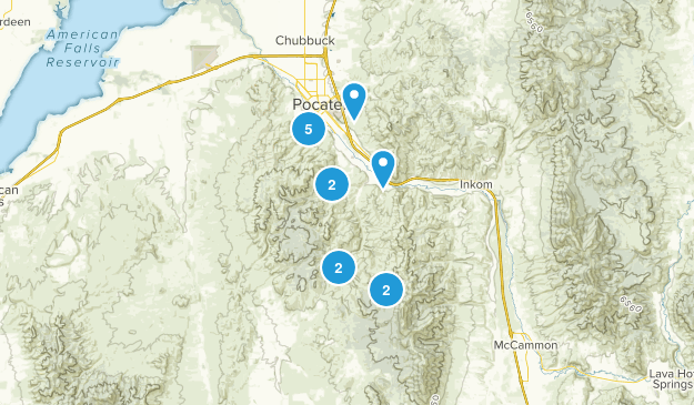 Pocatello, Idaho Map