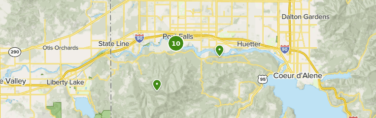 Post Falls Idaho Map Best 10 Trails And Hikes In Post Falls | Alltrails