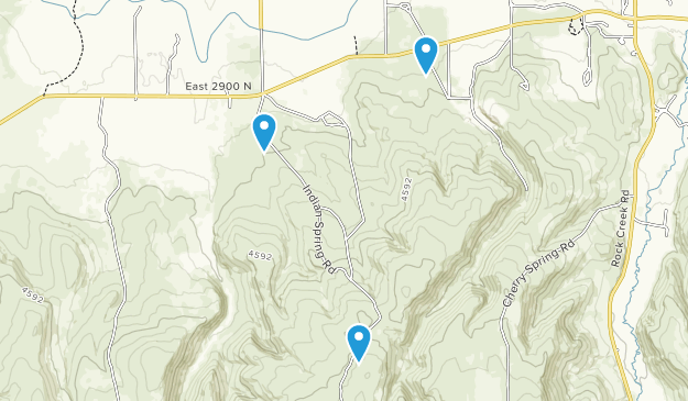 Rock Creek, Idaho Map