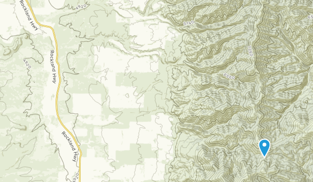 Rockland, Idaho Map