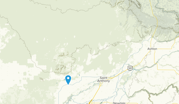 Saint Anthony, Idaho Map