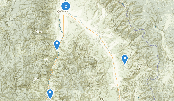 Salmon, Idaho Map