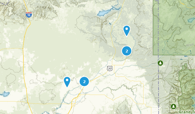 Saint Anthony, Idaho Map