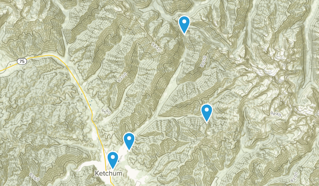 Sun Valley, Idaho Map