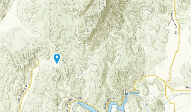 Sweet, Idaho Map