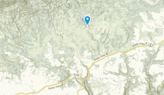 Troy, Idaho Map